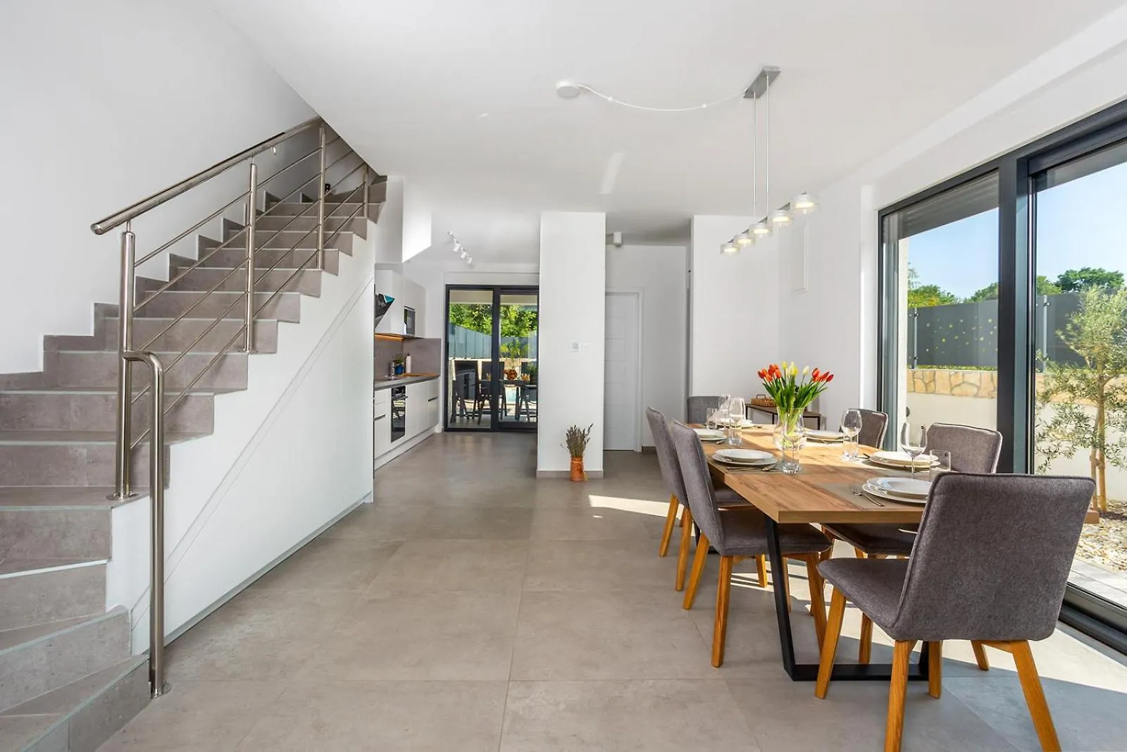 Villa Larus On Island Krk For 6 People With Sea View & Only 500 M From The Sea Malinska