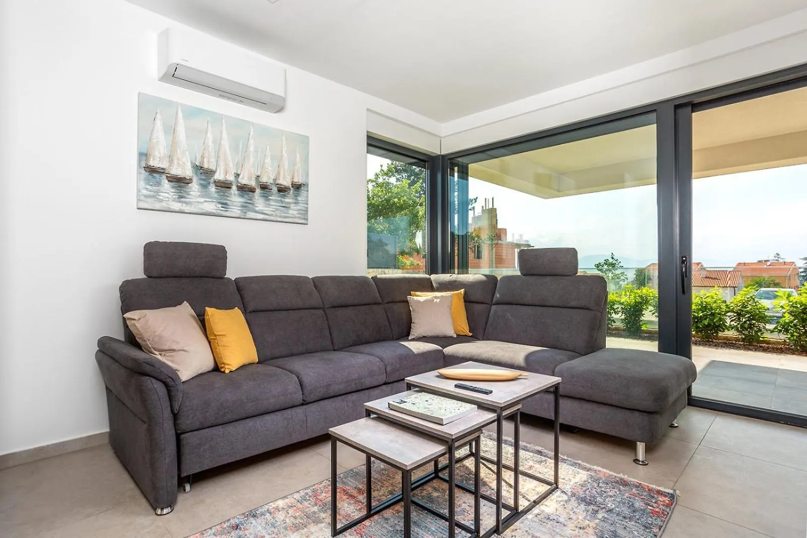 Villa Larus On Island Krk For 6 People With Sea View & Only 500 M From The Sea Malinska