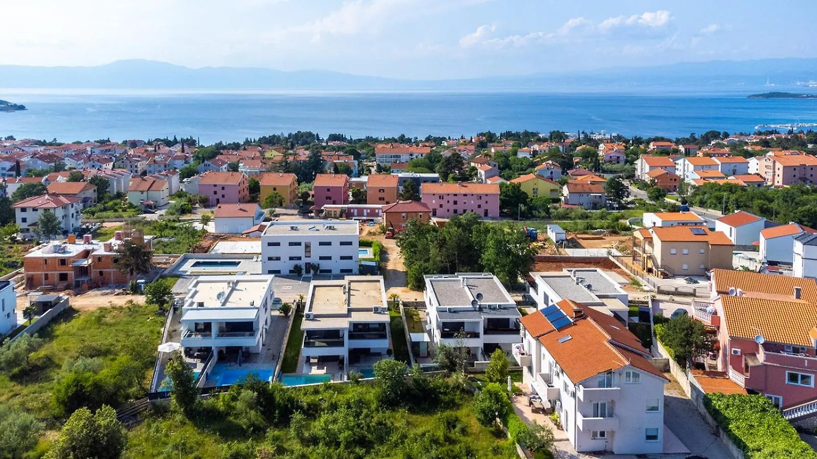 Villa Larus On Island Krk For 6 People With Sea View & Only 500 M From The Sea Malinska Croatia